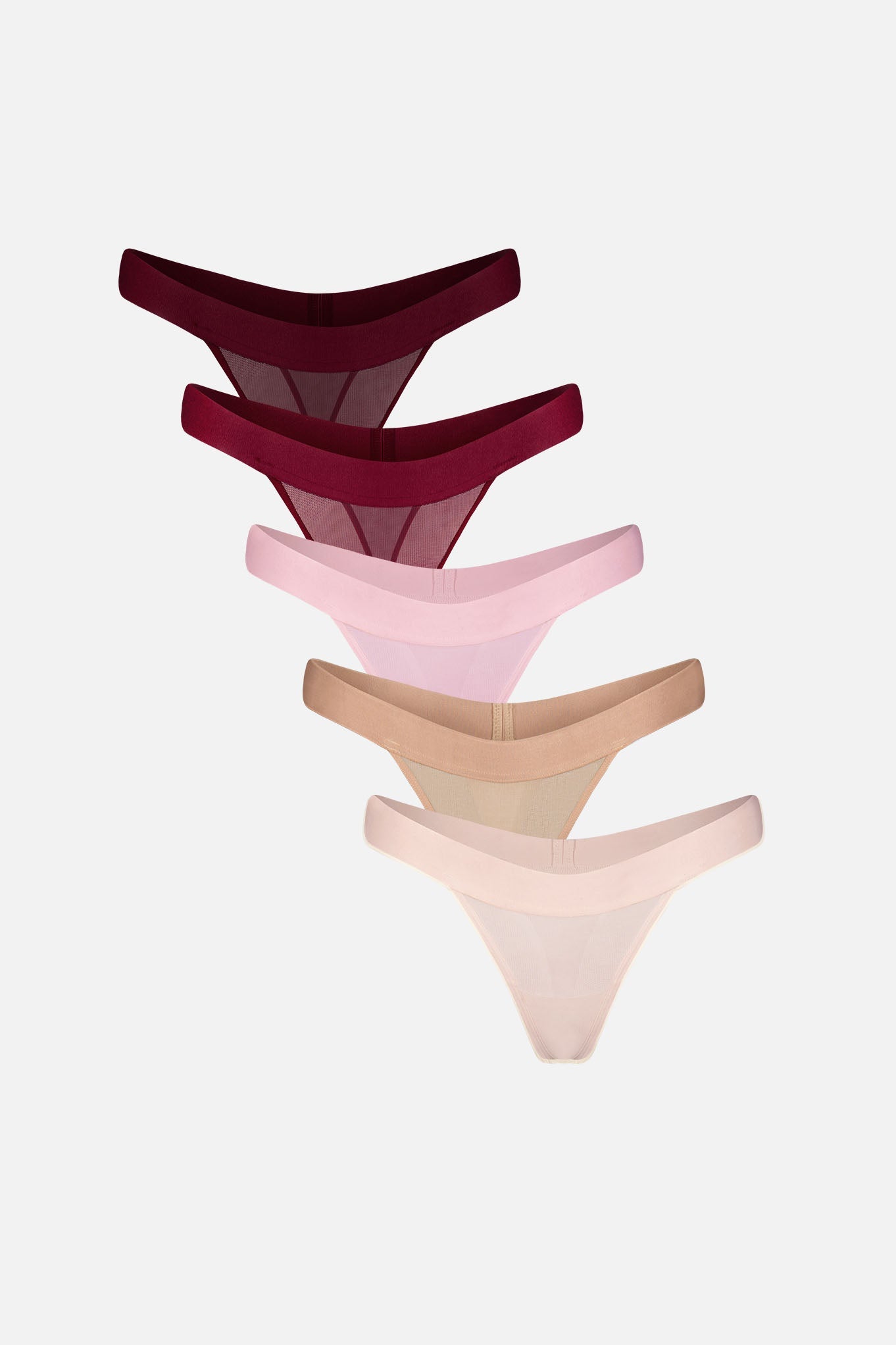 Sieve Thong in Dahlia (Pack)