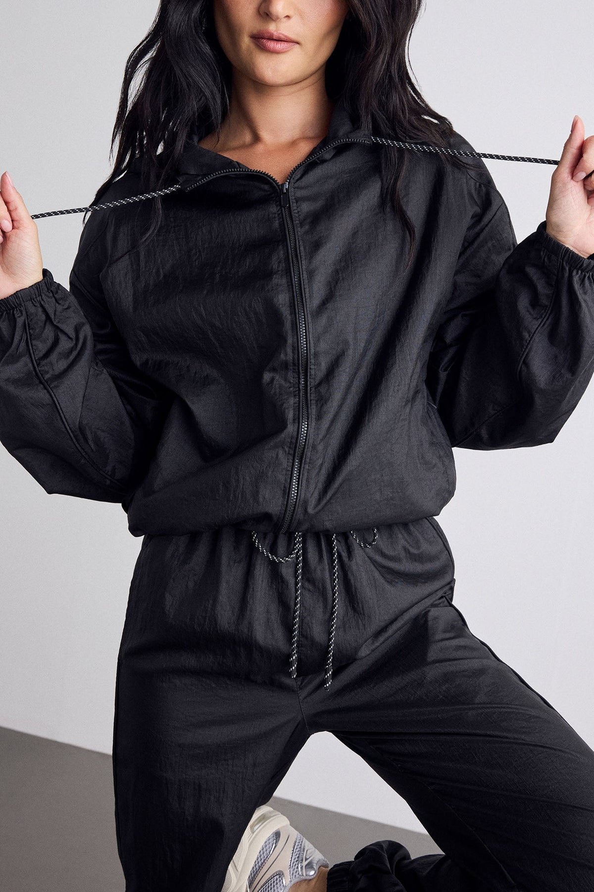Parachute Jacket in Black