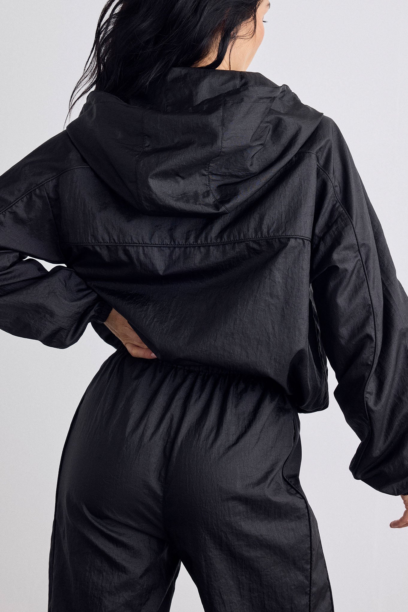Parachute Jacket in Black