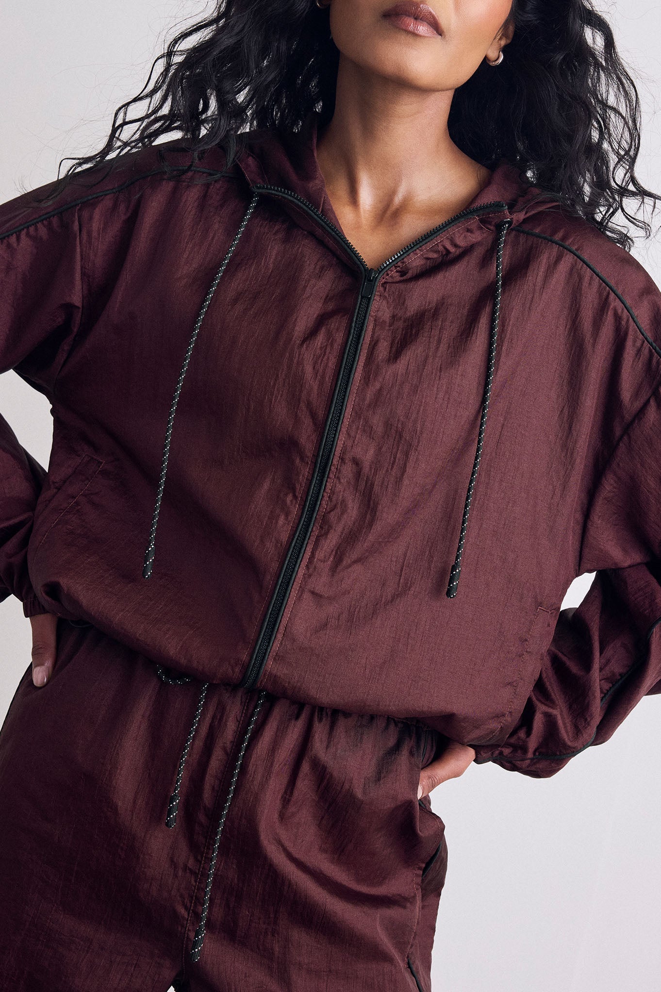 Parachute Jacket in Garnet