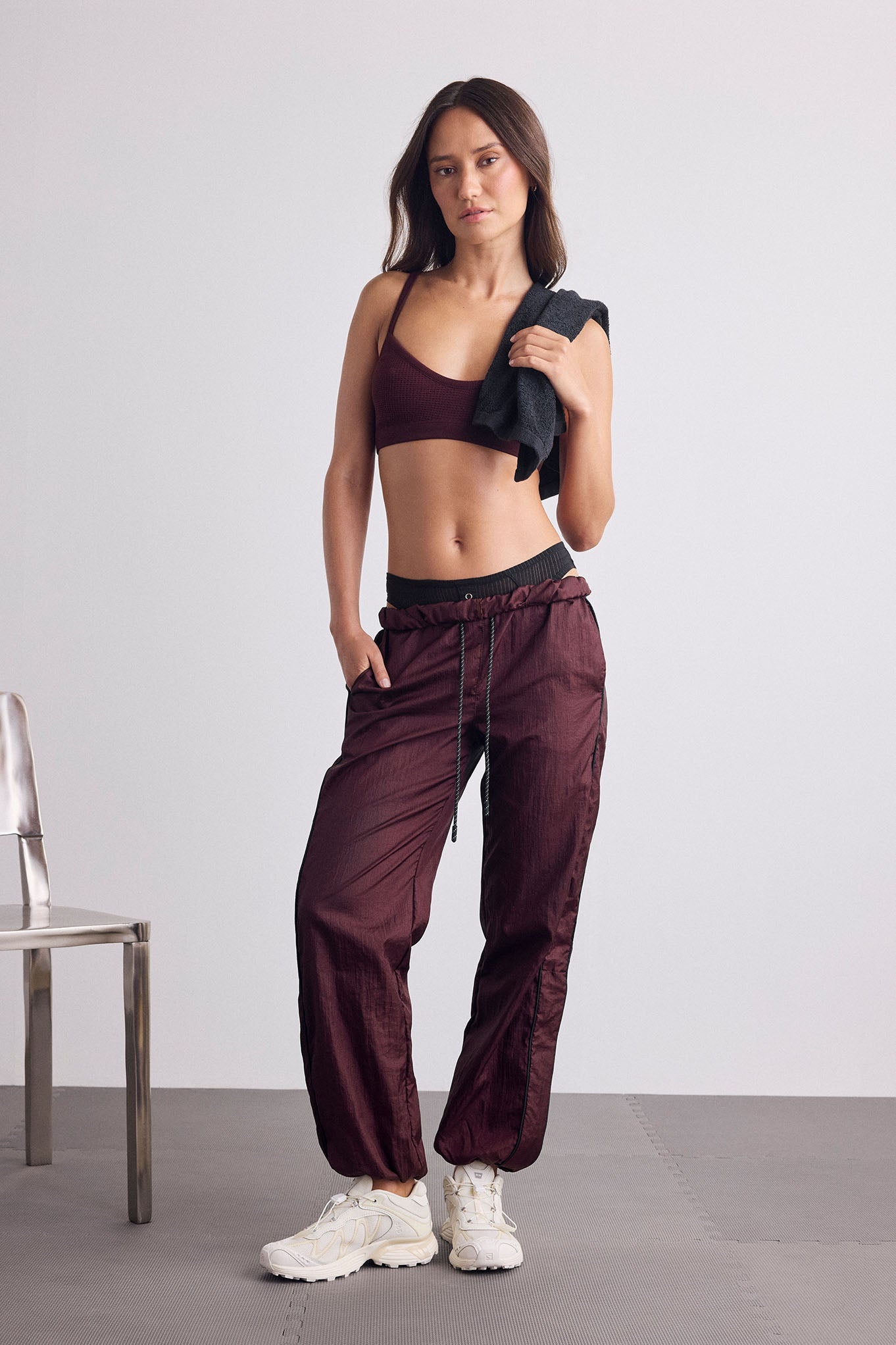 Parachute Jogger in Garnet
