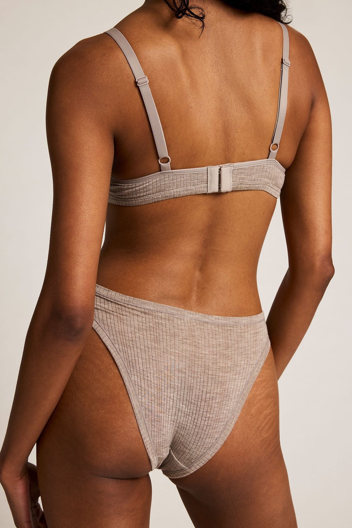 Whipped French Cut Brief in Mink