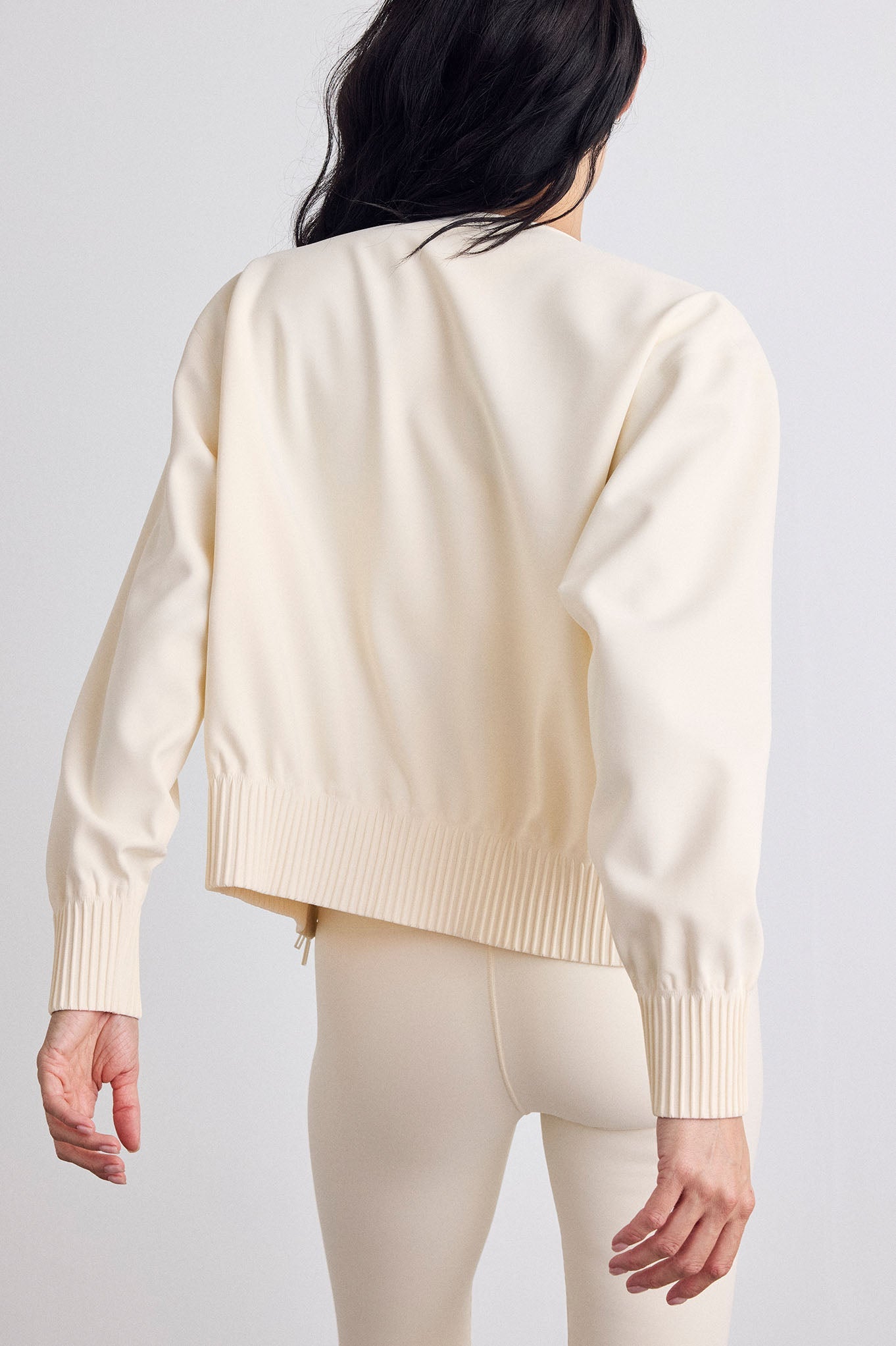 Base Sport Bomber in Cream