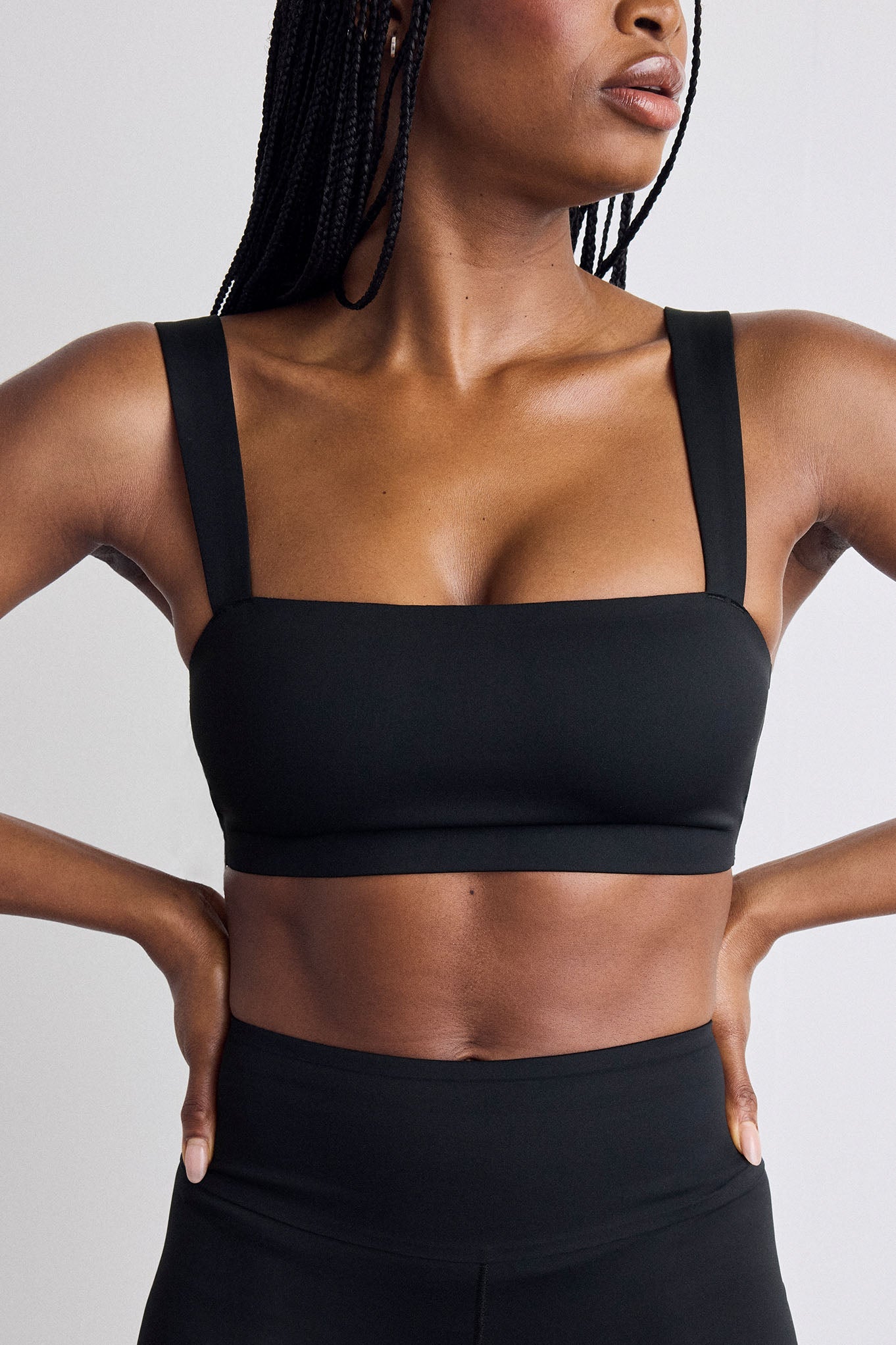 Base Sport Square Top in Black