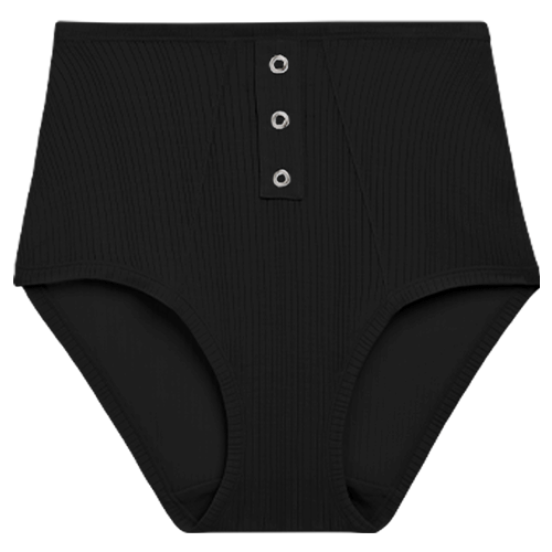 Whipped High Rise in Black